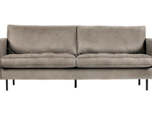 BEPUREHOME Rodeo 2,5 pers. sofa - elefant grå/brun stof