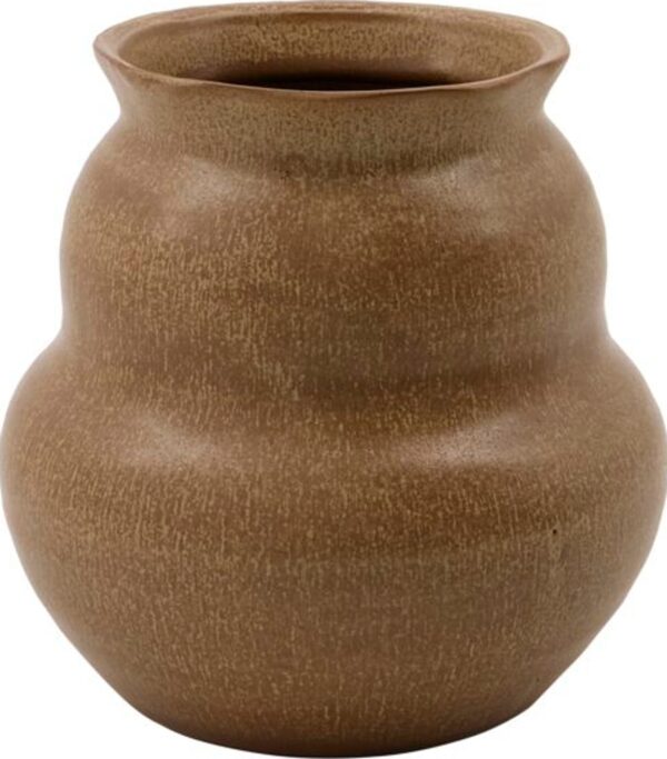 Juno, Vase by House Doctor (D: 15 cm. x H: 15 cm., Camel)