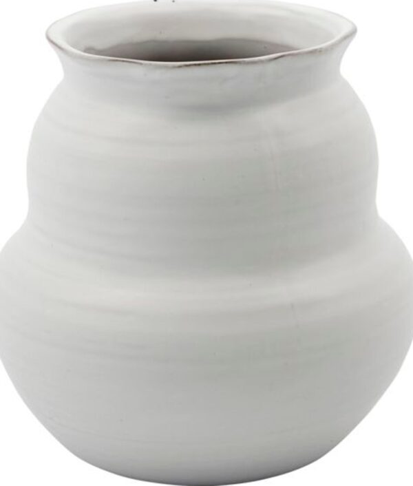 Juno, Vase by House Doctor (D: 15 cm. x H: 15 cm., Hvid)