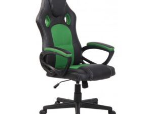 Racing Gaming kontorstol i kunstlæder H110 - 120 cm - Sort/Grøn