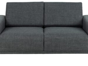 SOFAKONCEPT Noora 2 pers. sofa - mørkegrå stof og sort metal