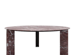 Acerbis Maxwell Spisebord - Dia 180cm - Levanto Red Marble