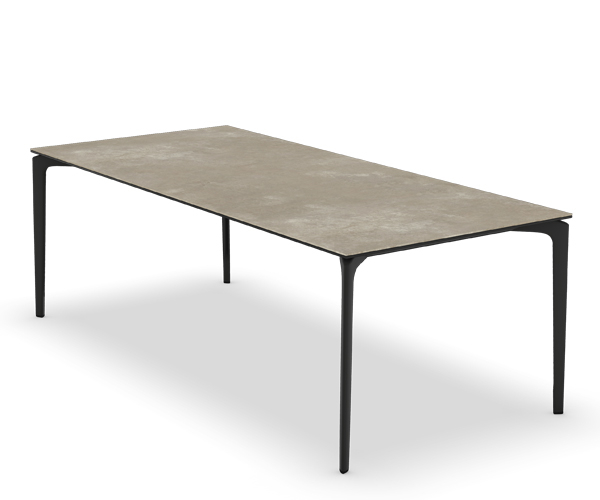 Fast Design AllSize Spisebord - 221x101cm - Nero - Nocciola