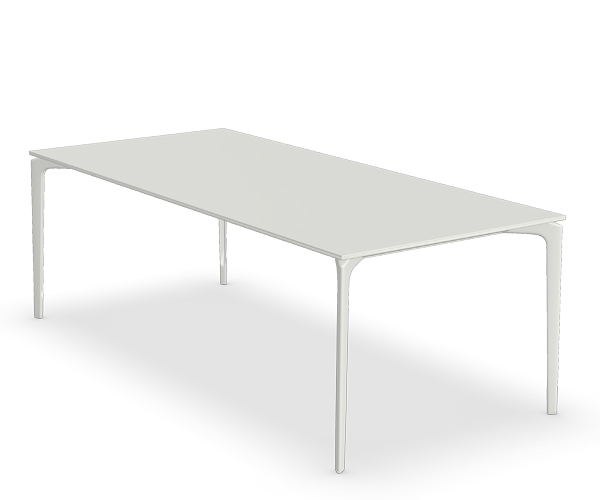 Fast Design AllSize Spisebord - 301x101cm - Hvid Aluminium