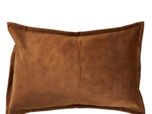 Margit Brandt velour pude - amber - 40x60