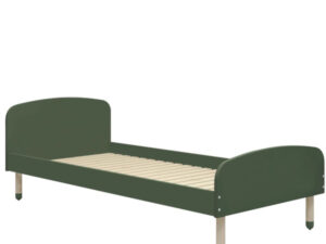 Flexa Dots seng - deep green - 200x90 cm