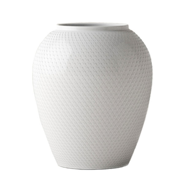 Lyngby Porcelæn Rhombe Vase H25 cm