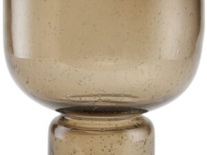 Farida, Vase, glas by House Doctor (D: 17 cm. x H: 20 cm., Brun)