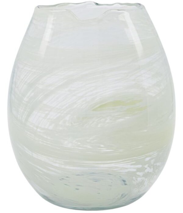Jupiter, Vase, Glas by House Doctor (D: 17 cm. x H: 20 cm., Lysegrøn)
