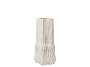 BROSTE COPENHAGEN Magny vase - stentøj, matglaseret beige (H:43 cm)