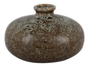 HOUSE NORDIC vase, rund - grøn keramik (Ø12)