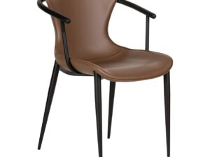 MAX spisebordsstol recycled læder (DARK BROWN ONESIZE)