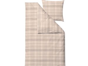 SÖDAHL Tartan sengetøj 140x220 cm beige