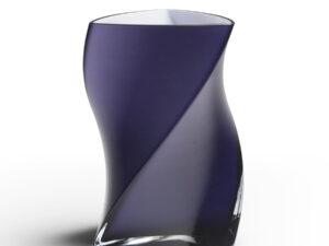 Twister vase fra Piet Hein (Lilla) (24 cm)