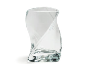 Twister vase fra Piet Hein (klar) (16 cm)