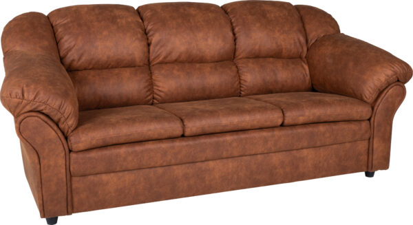 Chalton 3 Pers. Sofa, Cognac